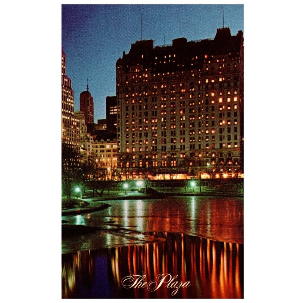 Postcard Chrome era The Plaza New York A Sonesta Hotel